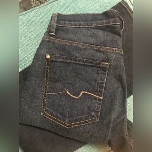 Women’s 7FAM Austyn Dark Wash Bootcut Jeans Size 28